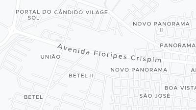 Mapa de localização do hotel