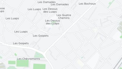 Hotel location map