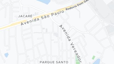 Kaart met de situering van het hotel