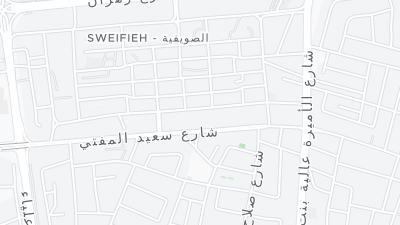 Kaart met de situering van het hotel