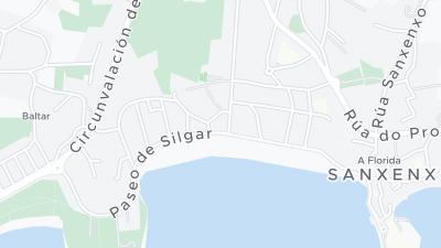 Mapa de localização do hotel