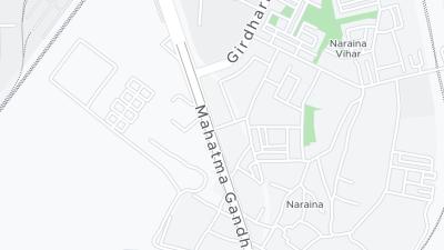 Mapa de localização do hotel