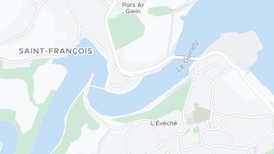 Kort over hotellets beliggenhed