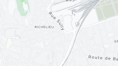 Plan de localisation de l'hôtel