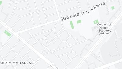 Hotel location map