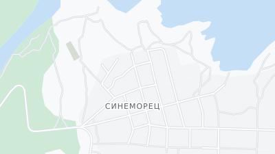 Kaart met de situering van het hotel