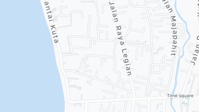 Mapa de localização do hotel