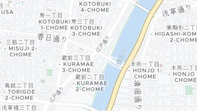 Hotel location map