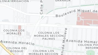 Mapa de localização do hotel