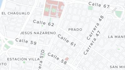 Mapa de localización del hotel