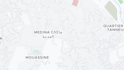 Mapa de localização do hotel