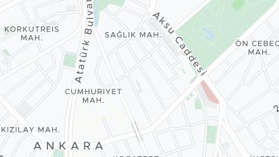 Hotel location map