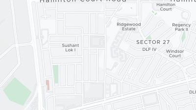 Mapa de localização do hotel