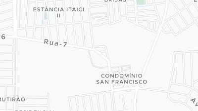 Mapa de localização do hotel