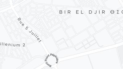 Hotel location map