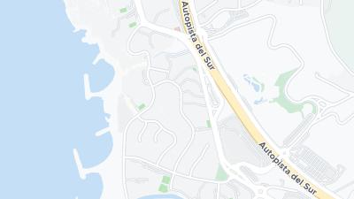 Hotel location map