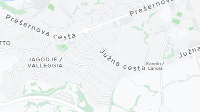 Hotel location map