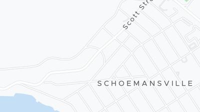 Kaart met de situering van het hotel