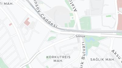 Hotel location map