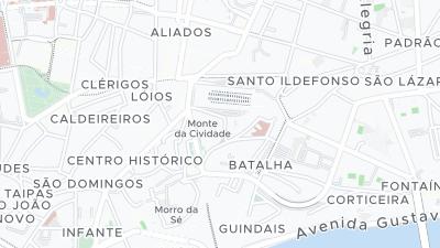Hotel location map