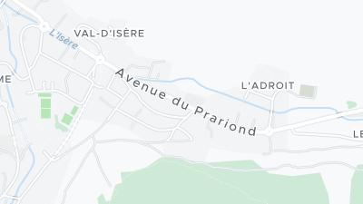 Hotel location map