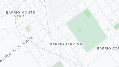 Kaart met de situering van het hotel