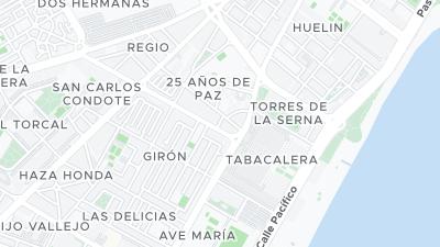Hotel location map