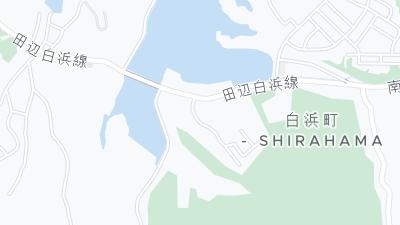 Kaart met de situering van het hotel