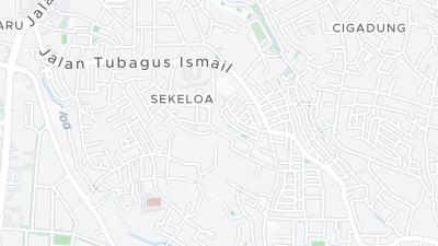 Kaart met de situering van het hotel