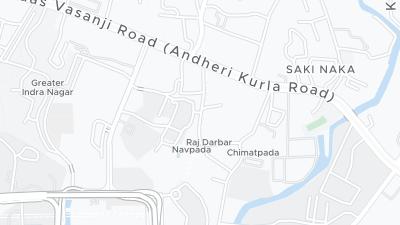 Mapa de localização do hotel