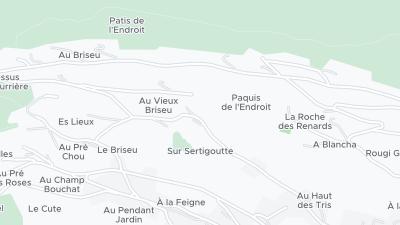 Kort over hotellets beliggenhed