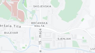 Hotel location map