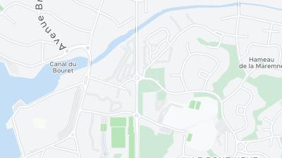 Mapa de localização do hotel