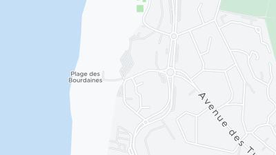 Mapa de localização do hotel