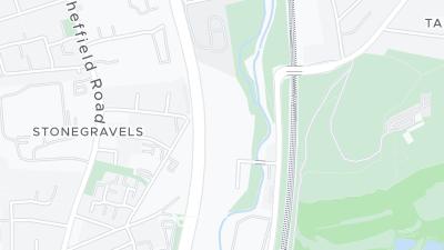 Kaart met de situering van het hotel