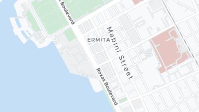 Mapa de localização do hotel