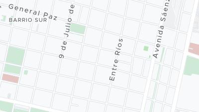 Kaart met de situering van het hotel