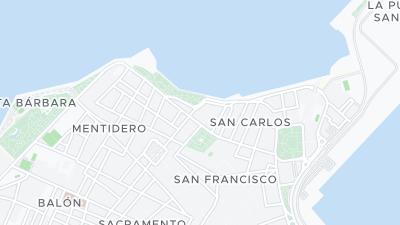 Mapa de localização do hotel