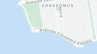 Kaart met de situering van het hotel