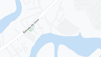 Kaart met de situering van het hotel