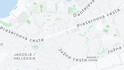 Hotel location map