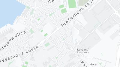 Hotel location map