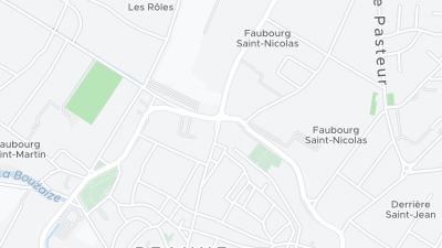 Hotel location map
