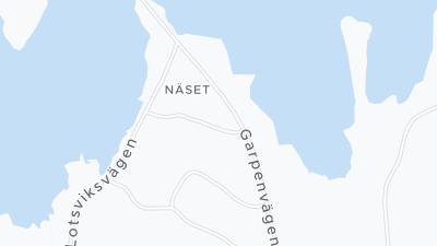 Kaart met de situering van het hotel