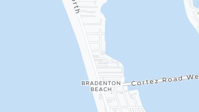 Kaart met de situering van het hotel