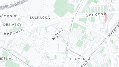 Hotel location map