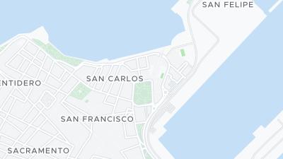 Mapa de localização do hotel