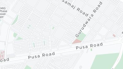 Hotel location map
