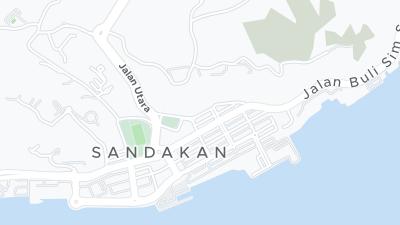 Mapa de localização do hotel