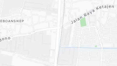 Hotel location map